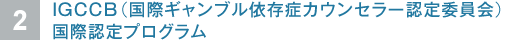 IGCCB(国際ギャンブル依存症カウンセラー認定委員会)国際認定プログラム